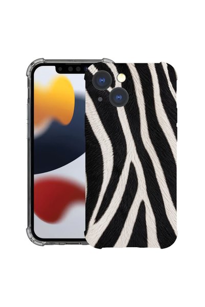 bestcase Husă Antișoc pentru Apple iPhone 15, Model Zebră, 1668629 AS 2173