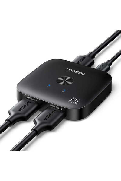 Ugreen Adaptor (65877), Splitter Type-C, HDMI la 2x HDMI, UHD 8K@60Hz, Plug&p...