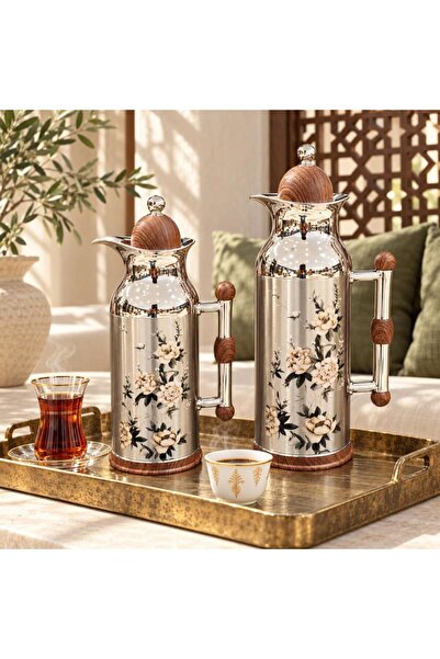 laverahome Trams Tea and Coffee Set 2 Pieces - Luxury and Elegance in Every S...