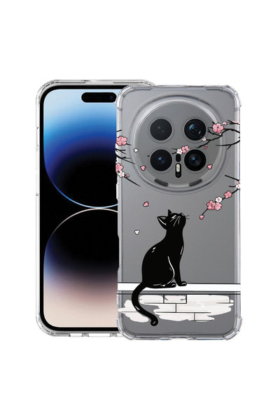 bestcase Противоударен калъф за Honor Magic8 Pro, Котка - Японска череша, 315...