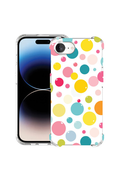 bestcase Husă Anti Shock Case For Apple iPhone 17e / iPhone 16e, Polka Dots, ...