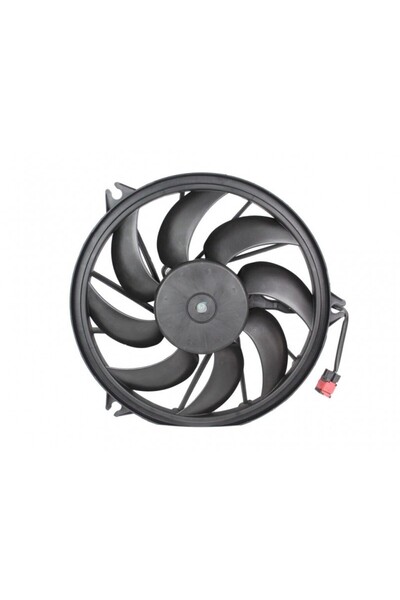LORO Ventilator de răcire a motorului Peugeot 206 250 W 390 mm cu cadru 1253C5