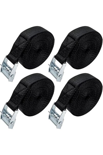 Generic Lashing Straps with Buckles Adjustable, Heavy Duty Straps, Cam Buckle...