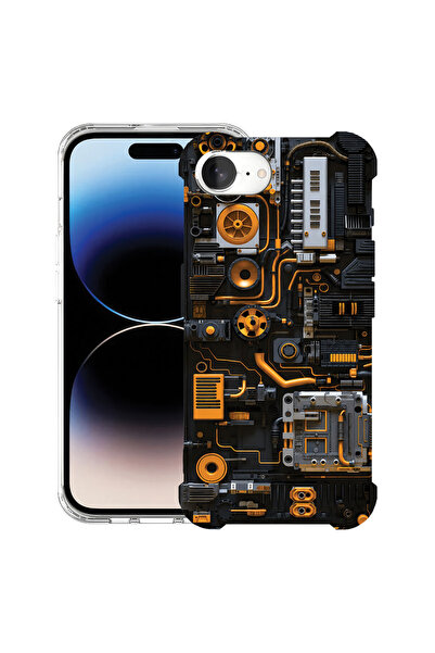 bestcase Husă Antișoc pentru Apple iPhone 17e / iPhone 16e, Placă de circuit,...