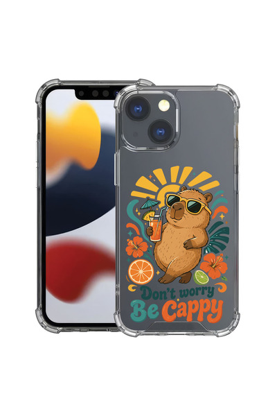 bestcase Husă Antișoc pentru Apple iPhone 14, Nu-ți face griji, fii cool, 139...