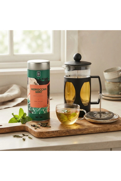 artizanmutfak French Press (350 ml) - Moroccan Mint Tea - Minty Moroccan Tea ...