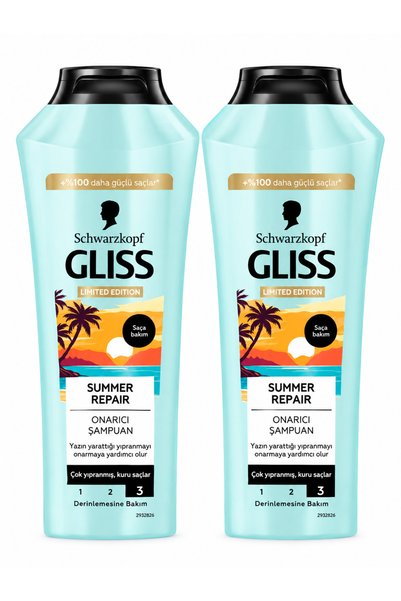 Gliss Summer repair restorative shampoo 400 ml * 2 pieces