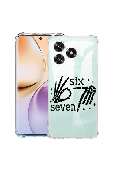 bestcase Anti Shock Case For Xiaomi Redmi 13, skeleton six seven 67, 1828625 ...