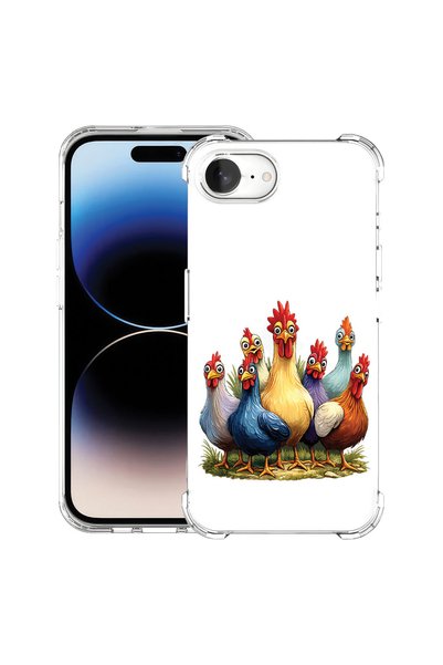 bestcase Противоударен калъф за Apple iPhone 17e / iPhone 16e, Пилета, 314402...