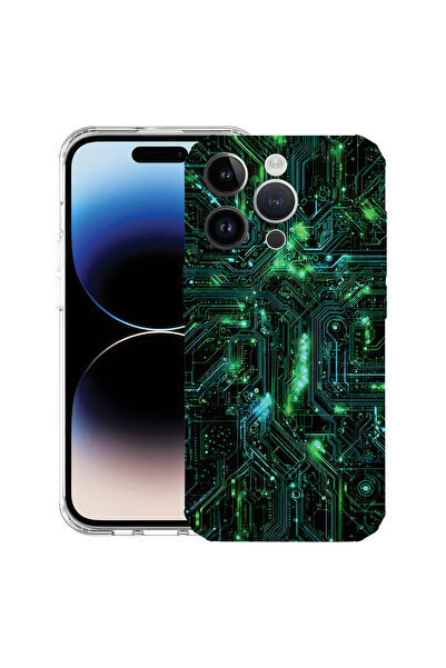 bestcase Αντικραδασμική Θήκη για Apple iPhone 15 Pro Max, Σχέδιο Πλακέτας Κυκ...