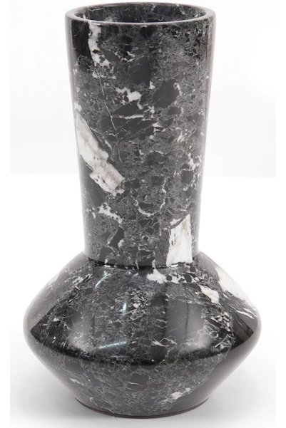 Generic Marble Flower Vase 8 Inch, Green Handmade Decorative Vase for Home De...