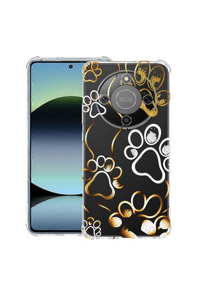 bestcase Αντικραδασμική Θήκη για Honor Magic8 Lite / X70, Αποτυπώματα πατούσα...