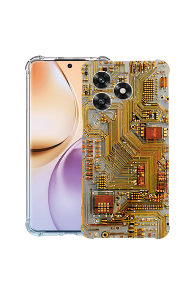 bestcase Husă Anti Shock Case For Xiaomi Redmi 13, Circuit Board, 1828625 AS ...