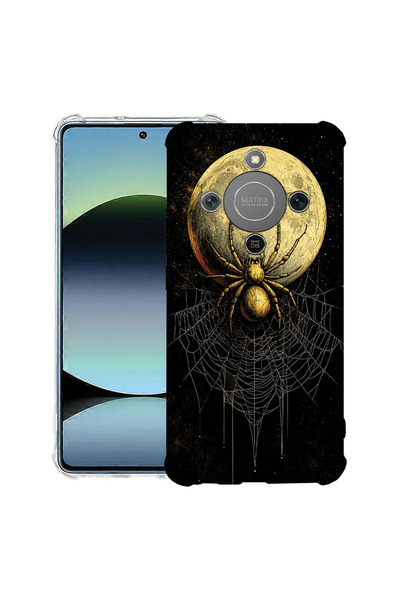 bestcase Αντικραδασμική Θήκη για Honor Magic8 Lite / X70, Αράχνη στο φεγγάρι,...