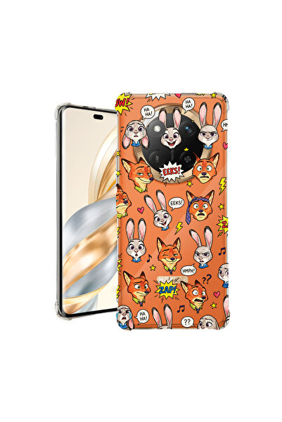 bestcase Husă Antișoc pentru Honor Magic7 Lite, model lup-iepure, 1926355 AS ...