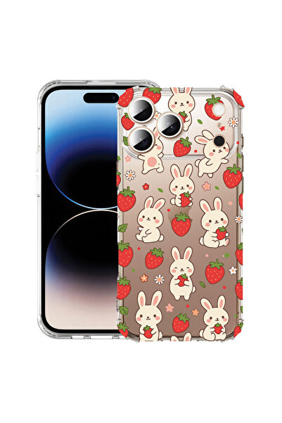 bestcase Husă Antișoc pentru Apple iPhone 17 Pro / iPhone 18 Pro, Model Iepur...