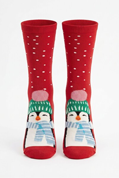 OBJE Women's Pattern 4 New Year's Socks