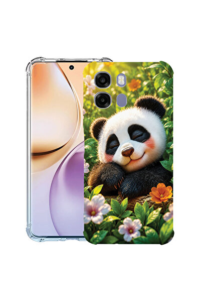 bestcase Husă Anti Shock Case For OPPO A6 / A6x, Panda in Flowers, 3156785 AS...