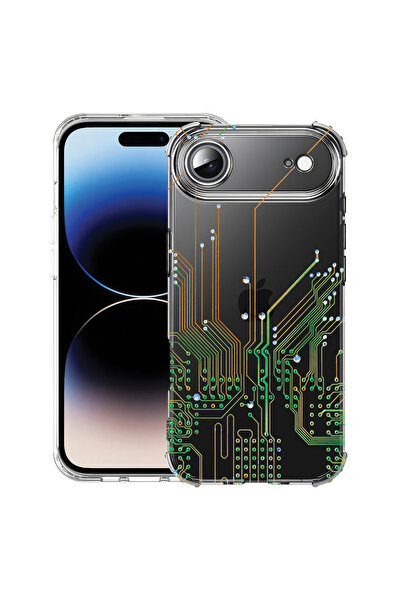 bestcase Husă Antișoc pentru Apple iPhone 17 Air, Placă de circuit, 2052027 A...