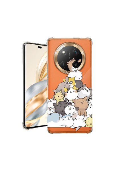 bestcase Husă Antișoc pentru Honor Magic7 Lite, Pisici la joc, 1926355 AS 2125
