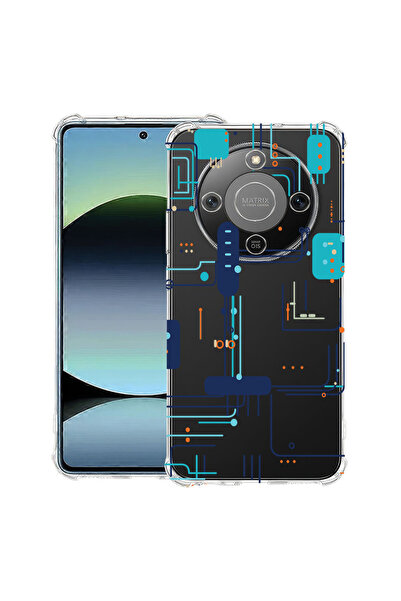 bestcase Husă Antișoc pentru Honor Magic8 Lite / X70, Placă de circuit, 31283...