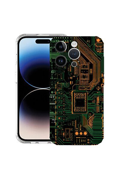 bestcase Husă Antișoc pentru Apple iPhone 16 Pro Max, Placă de circuit, 18286...