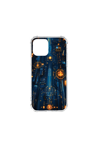 bestcase Αντικραδασμική Θήκη για Apple iPhone 11, Σχέδιο Πλακέτας Κυκλώματος,...