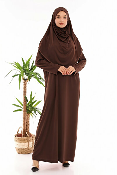 medipek One-Piece Prayer Dress, Full Length, Brown