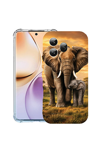 bestcase Husă Antișoc pentru Honor 600, Mamă elefant și pui, 3159975 AS 2199
