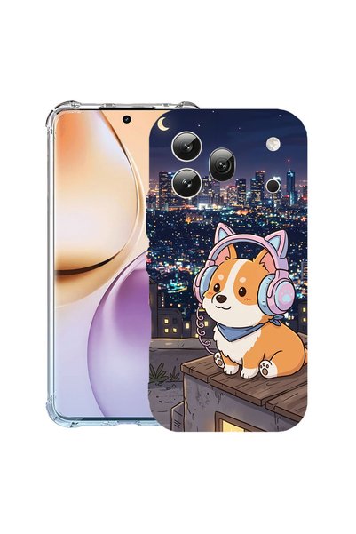 bestcase Husă Antișoc pentru Honor 600 Pro, Câine - Viața în orașul mare, 315...