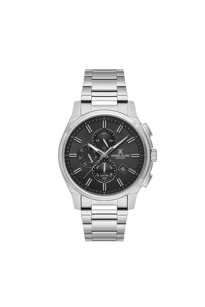 Daniel Klein Exclusive - Ceas Barbatesc Quartz Argintiu DK.1.14350-2