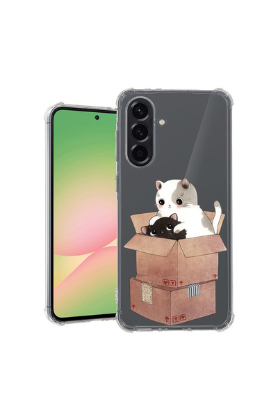 bestcase Αντικραδασμική Θήκη για Samsung Galaxy A17 / Galaxy A26, Γάτες παίζο...
