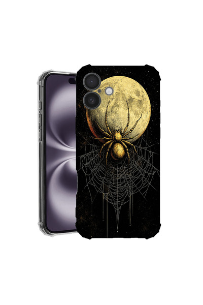 bestcase Αντικραδασμική Θήκη για Apple iPhone 17, Αράχνη στο φεγγάρι, 2052024...