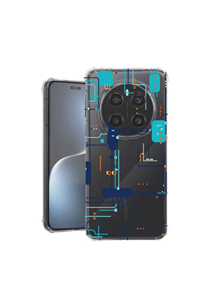 bestcase Husă Anti Shock Case For Honor Magic7 Pro, Circuit Board, 1926356 AS...