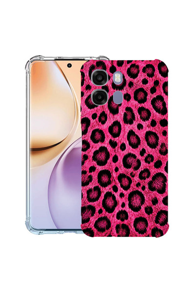 bestcase Αντικραδασμική Θήκη για Realme 16 Pro Plus, Ροζ Σχέδιο Λεοπάρδαλης, ...
