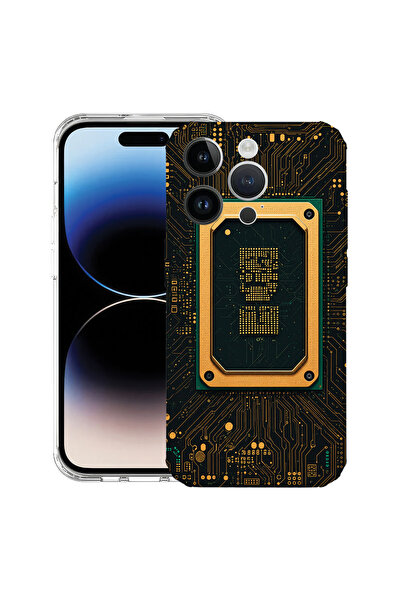 bestcase Husă Antișoc pentru Apple iPhone 15 Pro Max, Placă de circuit, 19168...