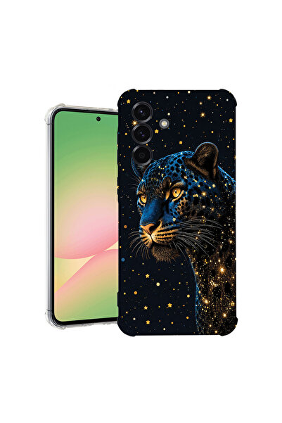 bestcase Αντικραδασμική Θήκη για Samsung Galaxy A36, Σχέδιο Λεοπάρδαλη σε Σκο...