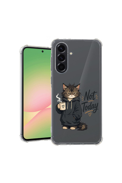 bestcase Αντικραδασμική Θήκη για Samsung Galaxy A35, Cat Life - Not Today, 17...