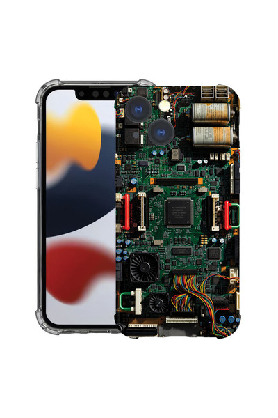 bestcase Husă Antișoc pentru Apple iPhone 14, Placă de circuit, 1399704 AS 2108