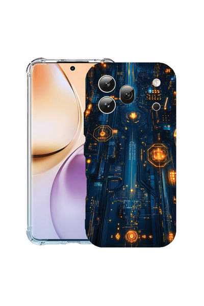 bestcase Αντικραδασμική Θήκη για Honor 600 Pro, Πλακέτα Κυκλώματος, 3159971 A...