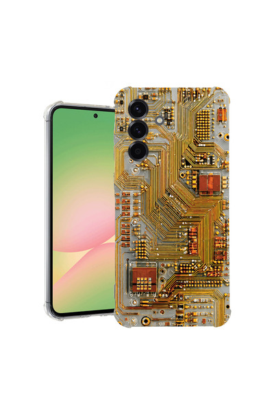 bestcase Αντικραδασμική Θήκη για Samsung Galaxy A36, Σχέδιο Πλακέτας Κυκλώματ...