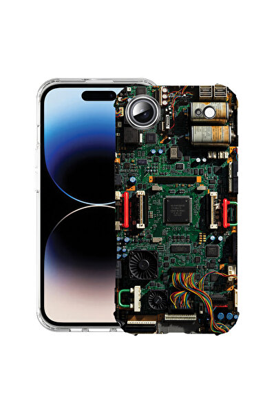 bestcase Husă Antișoc pentru Apple iPhone 17 Air, Placă de circuit, 2052027 A...
