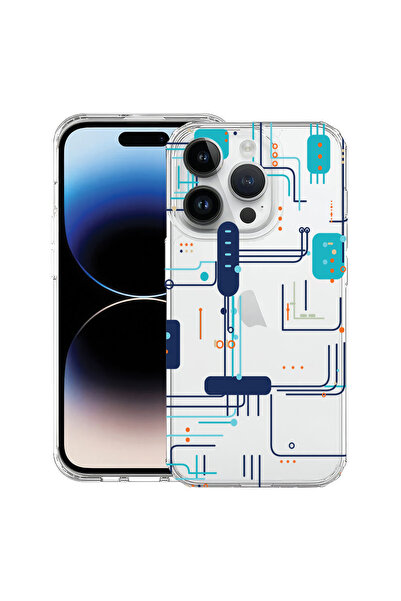 bestcase Husă Antișoc pentru Apple iPhone 15 Pro Max, Placă de circuit, 19168...