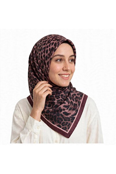 Leopar desen pamuklu Soft Eşarp ince kumaş terleme yapmaz