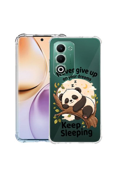 bestcase Противоударен калъф за Xiaomi Redmi 15 (171 мм), Панда  "Никога не с...