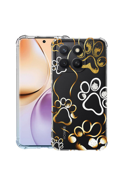 bestcase Husă Antișoc pentru Honor 400 Smart / X7d, cu amprente de lăbuțe de ...