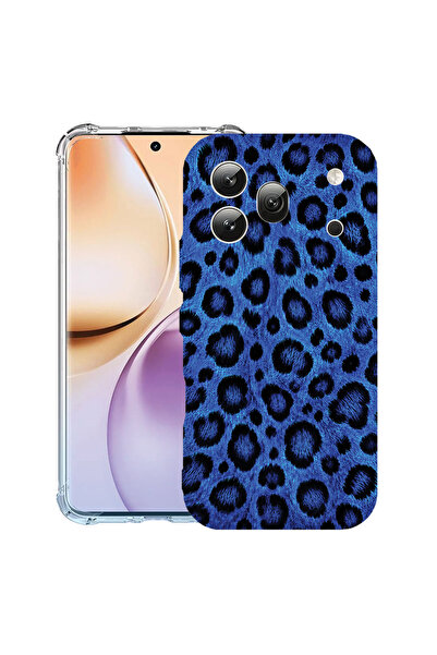 bestcase Αντικραδασμική Θήκη για Honor 600 Pro, Μπλε Σχέδιο Λεοπάρδαλης, 3159...