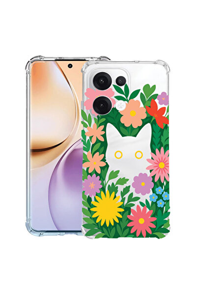 bestcase Husă Anti Shock Case For OPPO Reno15 F / Reno15 FS, Cats in flowers,...