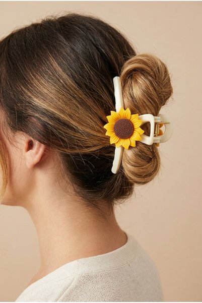 Okapi Sunflower Figured Peg Buckle