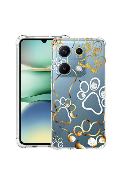 bestcase Husă Antișoc pentru OPPO A6 Pro, cu amprente de lăbuțe de pisică, 20...